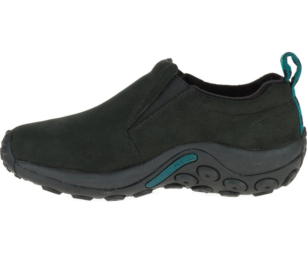 Merrell Slip Ons Black - Jungle Moc Nubuck - Womens 20WVOUCBF
